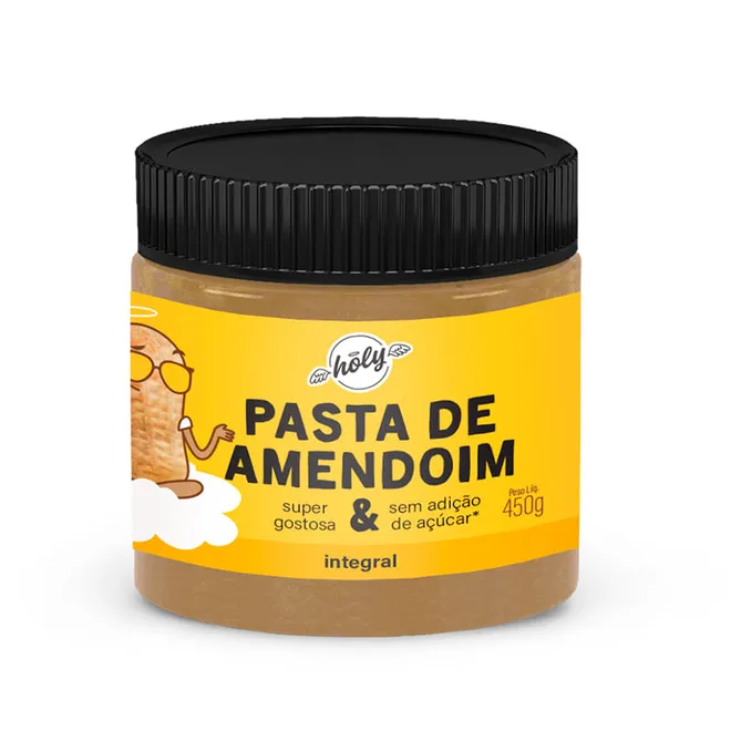 Pasta de Amendoim Integral Holy Nuts 450g