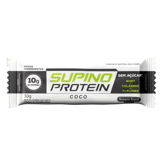 Supino Protein Coco com Chocolate 30g - Banana Brasil