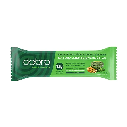 Barra Proteica Pesto Castanha de Caju 50g - Dobro