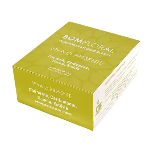 Bem Estar Chá Hibisco, Maçã, Canela e Limão 90g - Bom Floral