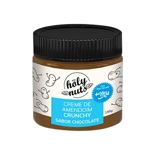 Creme de amendoim crunchy 150g - Holy Nuts