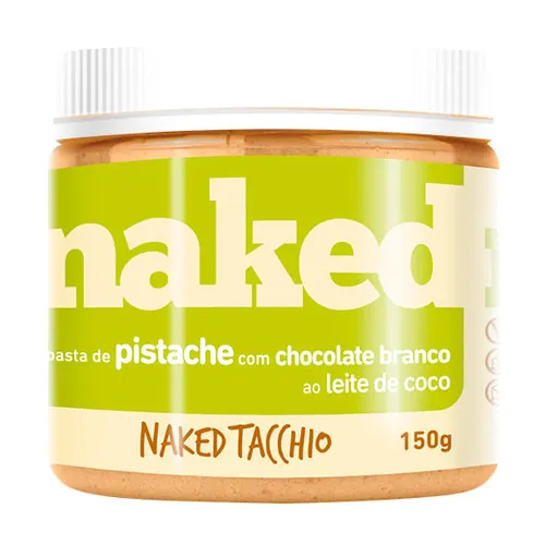 Pasta de Pistache com Chocolate Branco 150g - Naked Nuts