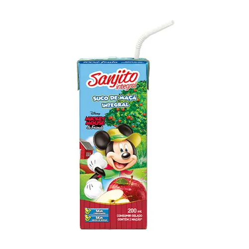 Suco integral de maçã disney  200ml - Sanjo