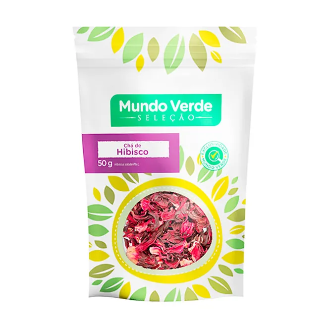 Chá de Hibisco Flor Desidratada Mundo Verde Seleção 50g
