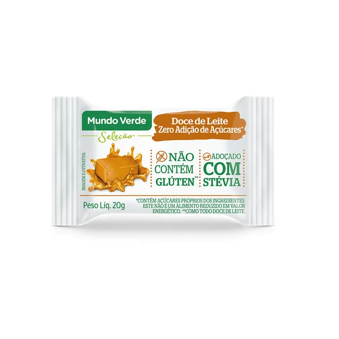 Doce de Leite Zero 20g Mundo Verde Seleção