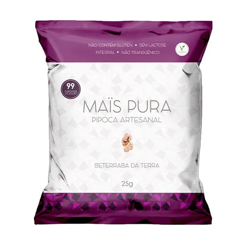 PIPOCA BETERRABA DA TERRA 25G