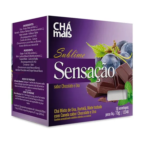 Chá Misto Sublime Sensação 10 sachês - Chá Mais