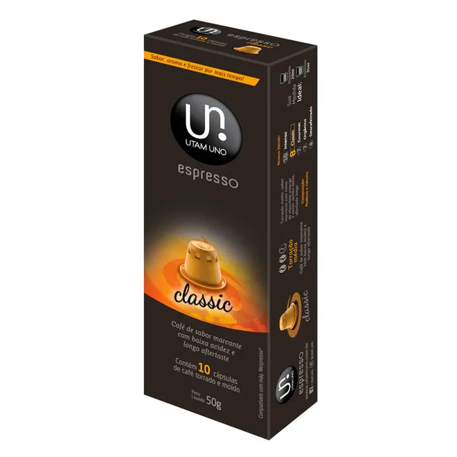 Cápsulas Uno Classic 50g - Café Utam