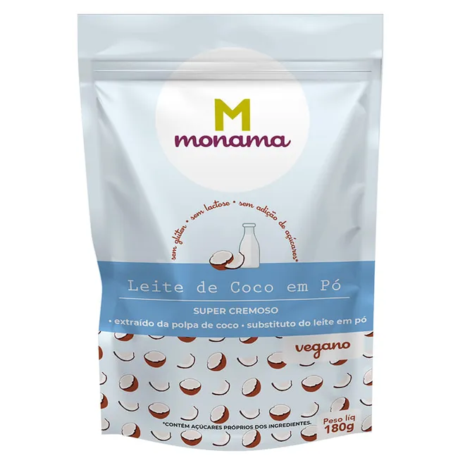 Leite de Coco em Pó 180g - Monama