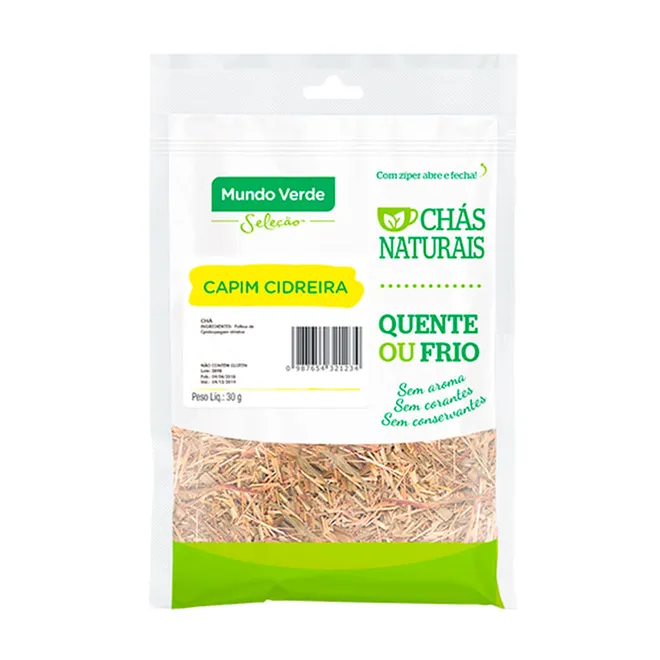 Capim Cidreira Mundo Verde Seleção 30g
