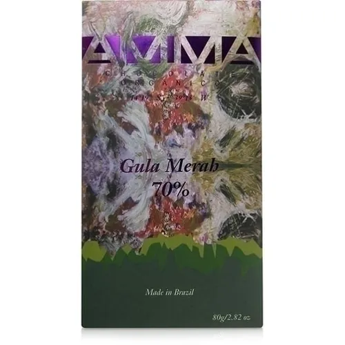 Chocolate Orgânico Gula Merah 70% 80g - Amma Chocolate