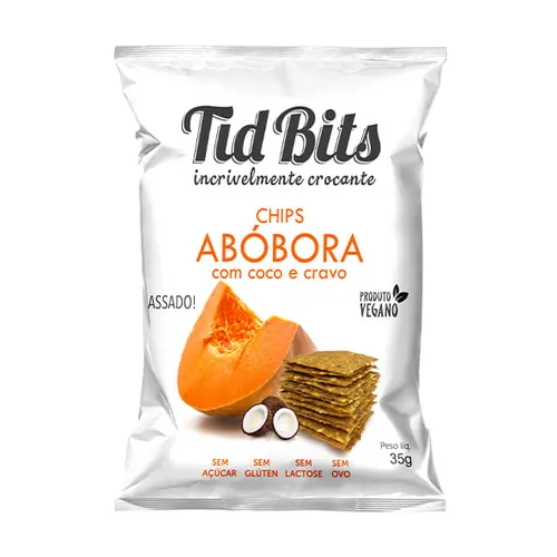Abóbora com coco 50g - TidBits