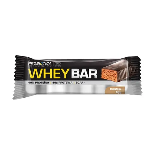 Whey Bar Amendoim  40g - Probiótica