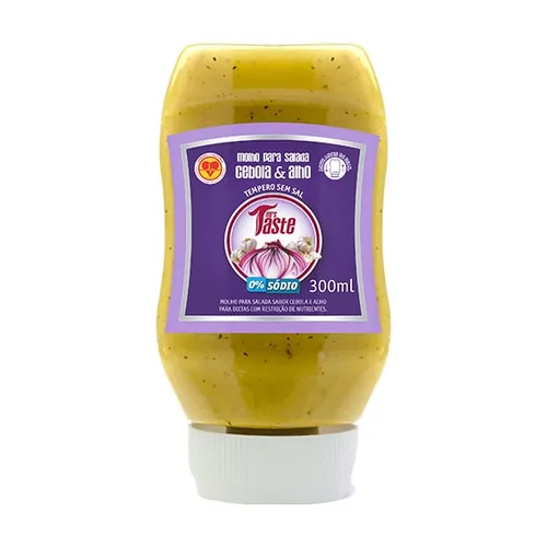 Molho para Salada Cebola e Alho 300g - Mrs Taste
