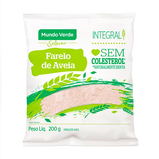 Descontinuado Farelo de Aveia Integral Mundo Verde Seleção 200g