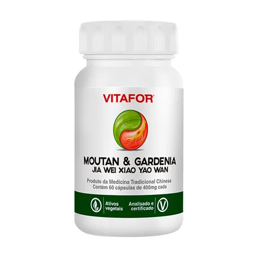 MTC Moutan Gardenia 400mg 60 cápsulas - Vitafor