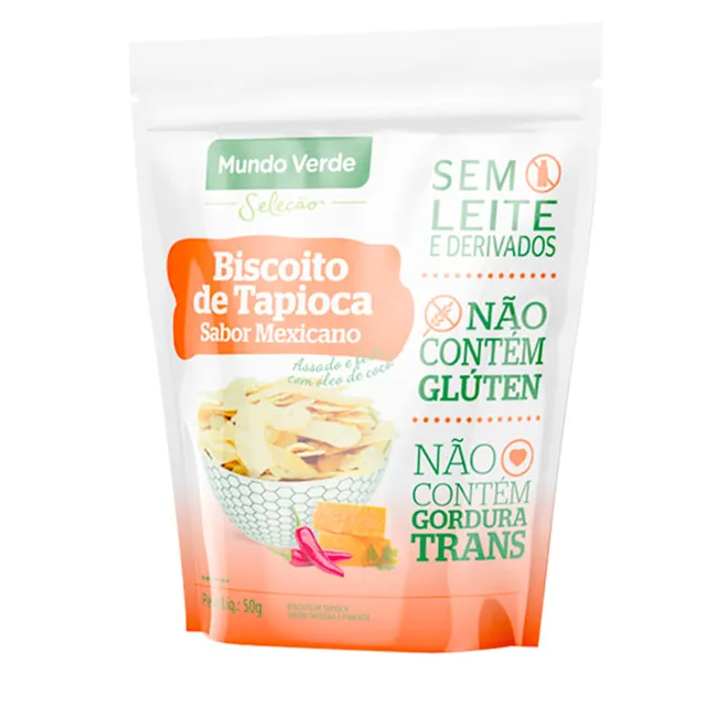 Biscoito de Tapioca Mexicano Mundo Verde Seleção 50g