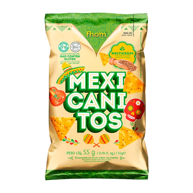 Mexicanitos Grãos 55g - Fhom