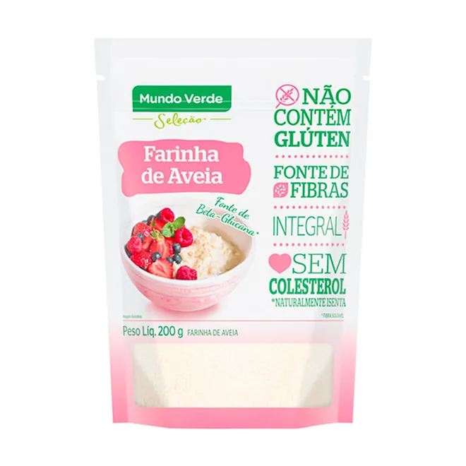 Descontinuado Farinha de Aveia Integral Mundo Verde Seleção 200g