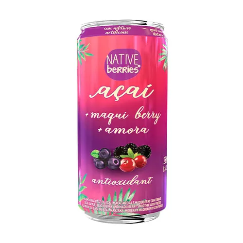 Suco de açaí antioxidant 250ml - Native Berries