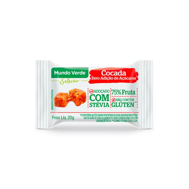 Cocada Zero Mundo Verde Seleção 20g