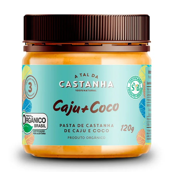 Pasta de Castanha Caju e Coco A Tal da Castanha 120g