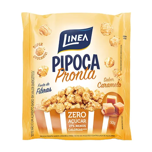 Pipoca Pronta de Caramelo 50g - Linea