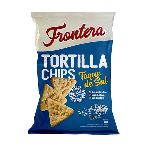 Tortilla Chips Toque de Sal 38g - Frontera