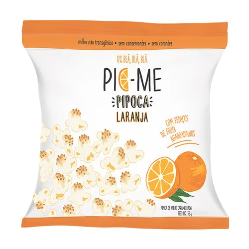 Pipoca de laranja 55g - Pic-me