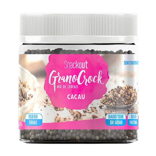 Mix de Cereais Granocrock Cacau 220g - Snackout