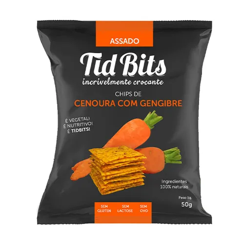 Cenoura com gengibre 50g - TidBits