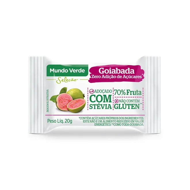 Goiabada Zero Mundo Verde Seleção 20g