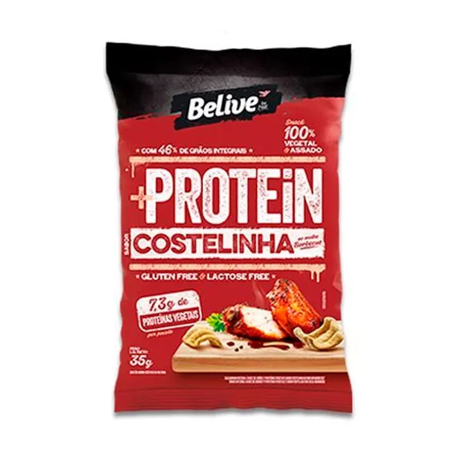 Protein Snack Costelinha Barbecue Belive 35g