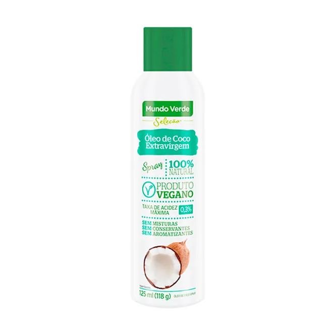 OLEO DE COCO EXTRA VIRGEM SPRAY 125ML