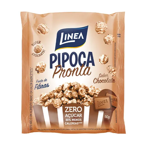 Pipoca Pronta de Chocolate 50g - Linea