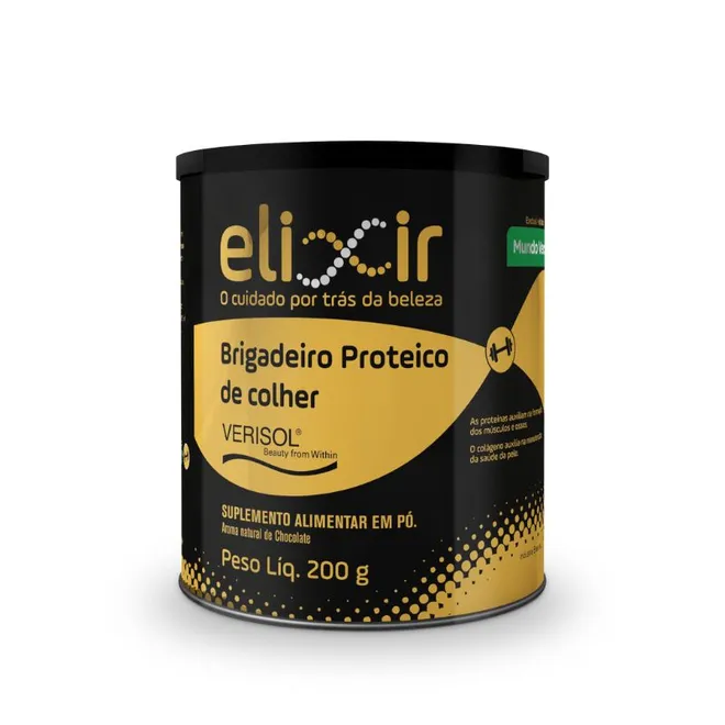 Brigadeiro Proteico de Colher Mundo Verde Elixir 200g
