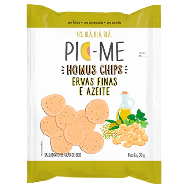 Homus Chips Azeite e Ervas 30g - Pic-me