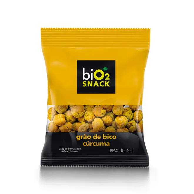 biO2 Snack Grão de Bico Com Cúrcuma 40g - biO2