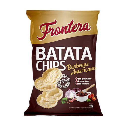 Batata Chips Barbecue 40g - Frontera
