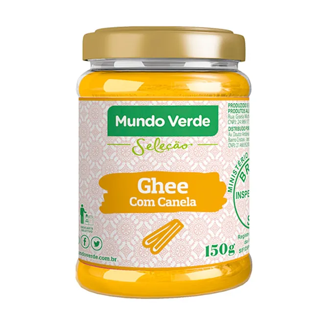 Manteiga Ghee com Canela Mundo Verde Seleção 150g