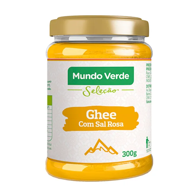 Manteiga Ghee com Sal do Himalaia Mundo Verde Seleção 300g