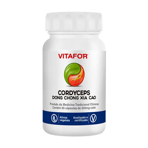 MTC Cordyceps 500mg 60 cápsulas - Vitafor