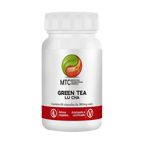 Green Tea Lu Cha 60 cápsulas 350mg - Vitafor