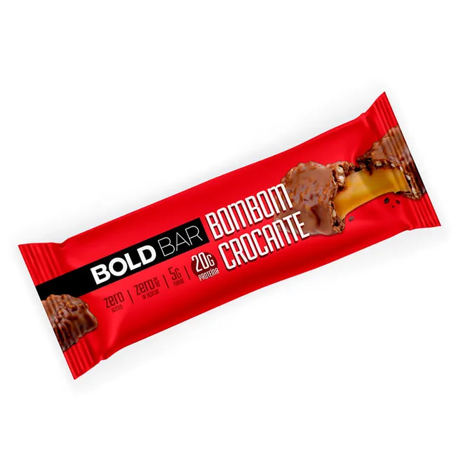 Bold Bar Bombom Crocante 60g - Bold Snacks
