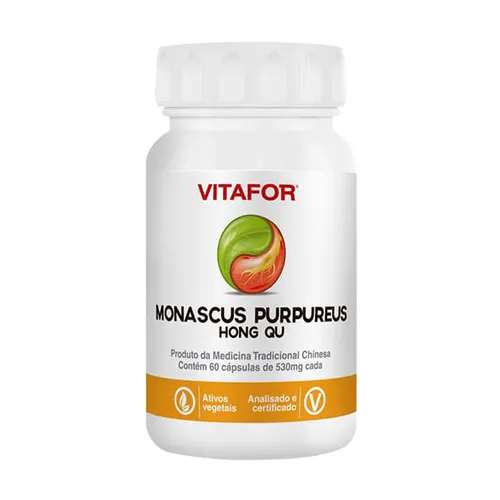 Monascus Purpureus 530mg 60 cápsulas - Vitafor