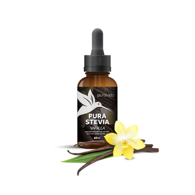 Pura Stevia Vanilla frasco Puravida 60ml